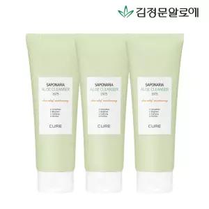 큐어 알로에 사포나리아 클렌져 1975 3개