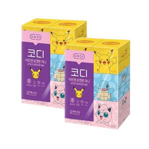 코디 포켓몬 아트앤 천연펄프 미니 각티슈 갑티슈 230매 6입 2팩