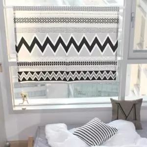 [텐바이텐][모모제작소] 멜로우 북유럽 옥스포드 가리개커튼 125x100