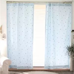 [텐바이텐]북유럽 힐 블루 커튼