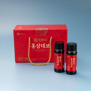 설선물세트 CJ한뿌리 홍삼대보 100mlx10병 구정 명절 선물 세트
