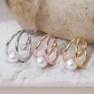 14K G.F 이안 진주 원터치 링 귀걸이(5mm) EA2621