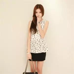 [오노마] ONM 버드 새틴 블라우스 (S8649674)