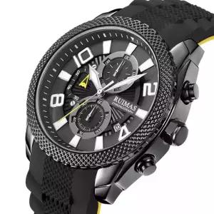 남성 메탈 손목 시계 우레탄 브랜드 패션 RMS001W