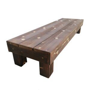 원목 발 디딤대 야외 계단 탄화목 발판 받침대 방부목