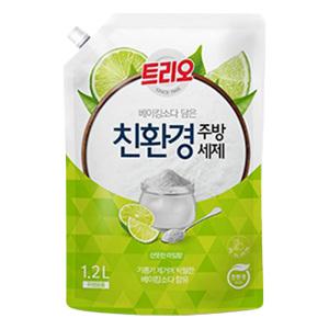 트리오 베이킹소다 담은 친환경주방세제 리필 1.2L