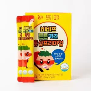 갤러리아 2+1 일화 비비프 튼튼키즈 홍삼프리미엄 10g X 30포 3박스 3개월분 어