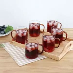 [텐바이텐]내열유리 머그컵세트 M04 430ml 6p