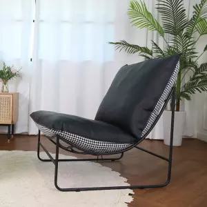 오차드 철제 프레임 패브릭 거실 침실 1인용 소파 카페 매장 쇼파