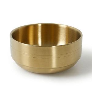 키친아트 금상첨화 티타늄 이중 탕기 중 17 GI 스텐 무광 한정식 갈비탕 국그릇