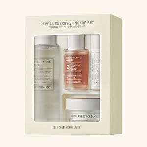 [조성아뷰티공식] 리바이탈 에너지 스킨케어 4종 세트(토너+앰플+크림+스틱)