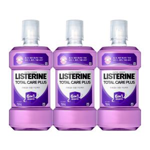 리스테린액 토탈케어 플러스, 750ml, 3개