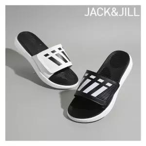 [잭앤질] 남녀공용 사선 찍찍이 슬리퍼(JB3340)