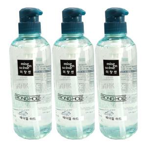 미쟝센 스타일케어 스트롱홀드 헤어젤 하드 500ml x3개