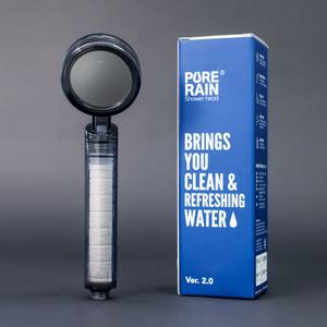 퓨어레인 녹물 정수 필터 샤워기 헤드 카본 V2.0
