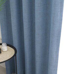 [신세계몰]거실 암막커튼 코랄블루 나비주름 75x230cm 1장