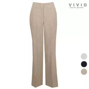 [하프클럽/비비드시크릿가너]여성 라임 여름 정장 트임부츠컷 팬츠