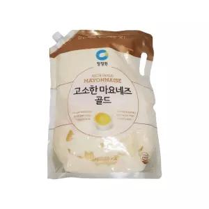 청정원 고소한 마요네즈 골드 스파우트 3.2kg 1BOX (4개)