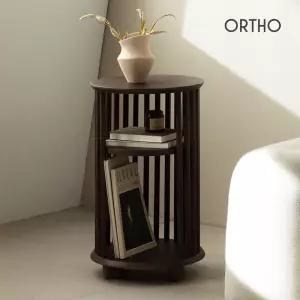 [올쏘] 아이비 2단 원목 침대 협탁 거실 사이드 테이블