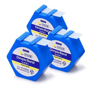 딤플밴드 70매입 3개 원형 주사밴드 방수 하이드로콜로이드