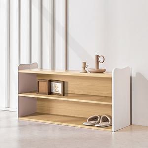 양지가구 수납 교구 2단 라운드형 수납선반 교구장 진열장 전면책장 책꽂이 주문제작 DIY 쇼케이스  상품 다이 신발장