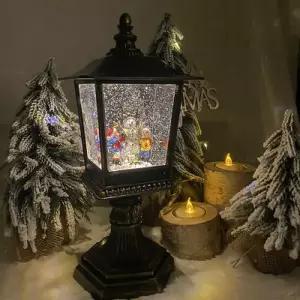 [텐바이텐]베리아 가로등 스노우볼 LED 무드등 오르골 워터볼 램프