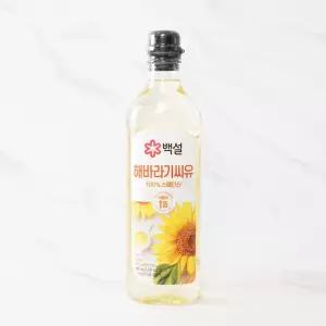 CJ 백설 100% 스페인산 해바라기씨유 900ml(1+1)행사