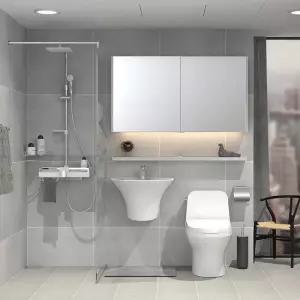 더문그레이 LED 슬라이딩 거실욕실 리모델링