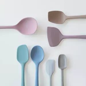 실리콘 주걱 국내생산 스파츌라 이유식 미니 볶음 요리 스푼 알뜰주걱