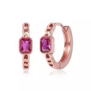 14k G.F 멜 미니 원터치 링 귀걸이 EA2991