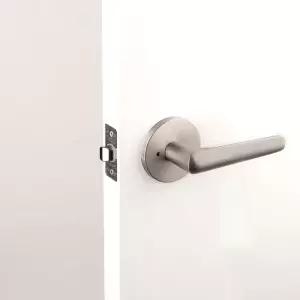 엔젤금속 시그니처 SSL 2960 SN 버튼형 방문손잡이 화장실 욕실 나무문 ABS도어 도어핸들 문고리
