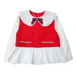 [갤러리아] 티파니주니어 봄/가을  레드뷔스티에 배색 BL T41KAB030