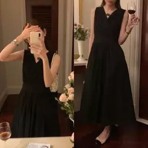 [오노마] ONM 랩스타일 브이넥 민소매 나시 롱원피스 (S10683996)