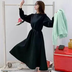 [오노마] ONM 개미허리 밴딩 원피스 블랙 그레이 잘록한 몸매 라인 (S10764947)