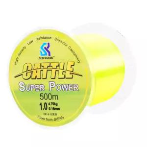 999피싱 캐틀 모노라인 바다 세미플로팅 원줄 민물 나일론 대용량 500M 형광