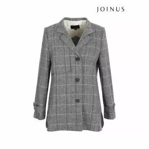 [하프클럽/조이너스]체크 린넨 자켓_JAAU4-CJK070