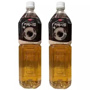 푸드웰 카페시럽 1.5L x 2개
