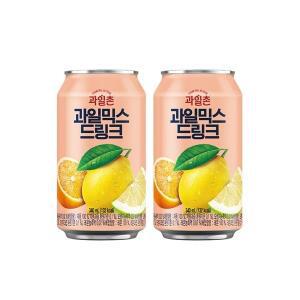 과일촌 과일믹스 과채주스 구 블루하와이 음료수 340ml 24캔