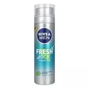 [유통기한임박특가] 니베아 맨 프레시 킥 쉐이빙 폼 200ml 남성 면도크림