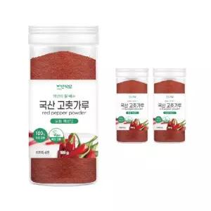 맛있는家 비단식당 국산 고춧가루 190g x 3통