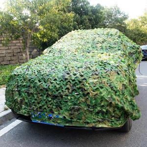 삼림 지대 위장 그물, 3D 나뭇잎, 사생활 보호 캠핑 숲 정원 풍경