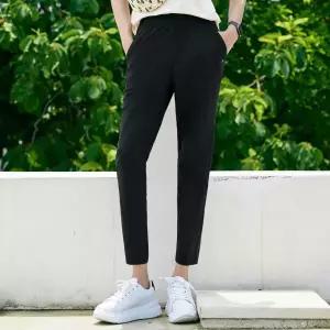 [아키클래식] [1+1] 트리코트 에어쿨러 조거팬츠 & 슬랙스  SET 블랙 (AKALSU3252)