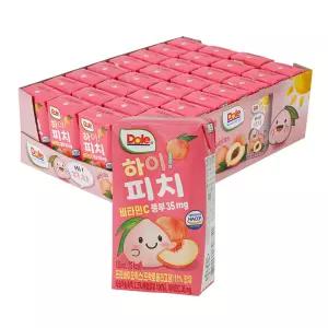 Dole 돌 하이 피치 주스 120ml x 32팩 (1박스) 