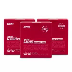 GNM자연의품격 올인원 뉴트리션 멀티비타민 코큐텐 2700mg x 30개입 X 3박스 I