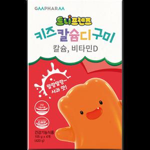 지엠팜 트니프렌즈 키즈 칼슘디 구미 4p 420g 1개