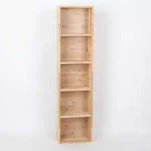 원목 다용도 슬림 책장 5단 300