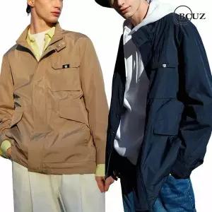 [하프클럽/비커즈]남성 하이넥 웨더 자켓 2종택1