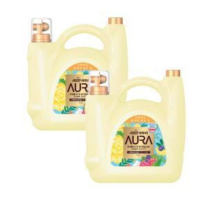 [샤프란] 아우라 미드나잇골드 5.5L 2개 섬유유연제 대용량