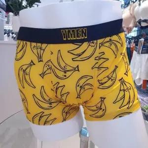 [예스] DP02 남성 옐로우 바나나 드로즈 팬티 남자 편한 속옷 사각 스판 아웃밴드  (S17777207)