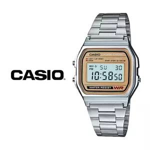 카시오 CASIO 빈티지 캐주얼 레트로 전자 메탈 손목시계 A158WEA-9